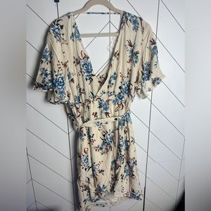 Plus size floral sundress